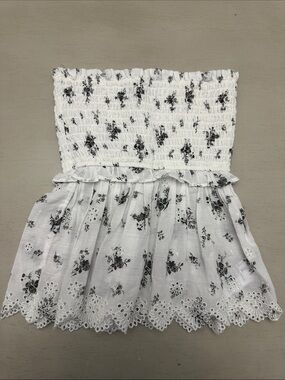 NWT American Eagle Floral Tiered Smocked Tube Top - XXS